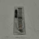 MioHHR Solid Stainless Steel Band Compatible with Apple Watch 42mm(Series 3/2/1) 44mm(Series SE/6/5/4), Metal Strap with Soft TPU Case for iWatch Bands for Women and Men, Silver/Gold