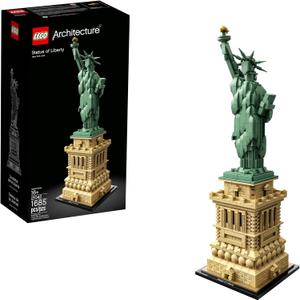 LEGO Architecture Statue of Liberty 21042 Model Building Set - Collectible New York City Souvenir, Creative Home Dcor or Office Centerpiece, Great Gift Idea for Adults and Teens