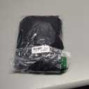 HOdo Big and Tall Mens Cotton Button Down Shirt (Black, XXXL)