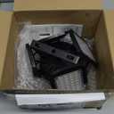 Aqonsie Solar Shed Light Outdoor Indoor, 176LED Solar Powered Motion Sensor Pendant Light Daytime, Solar Indoor Lights with 5 Lighting Modes & Remote for Shed Gazebo Barn Garage Home (Black (1 Pack))