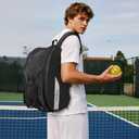 G4Free 2-in-1 Pickleball Bag Pickleball Backpack Pickle Ball Bag Holds 4+ Paddles for Women & Men with Fence Hook Thermal Insulation Compartment