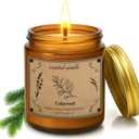 Candles for Home Scented, 16oz Large Jar Scented Candle  Cedarwood Soy Wax Candle with 100 Hour Burn Time, Long Lasting Aromatherapy Candle for Cozy Home Fragrance, Relaxation & Decorative Gift