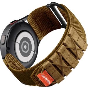 Bandletic 20mm Band Compatible with Samsung Galaxy Watch 7/6/5/4 44mm 40mm/FE 40mm/6 Classic 47mm 43mm/5 Pro/4 Classic/3 41mm, Military Rugged Nylon Sport Strap Large