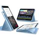 ESR for iPad Air 11 Inch Case M4/M3/M2 (2026/2025/2024), iPad Air 5th/4th Gen Case (2022/2020) 10.9 Inch, Removable Magnetic Cover, Adjustable Portrait/Landscape Stand, 9 Standing Angles, Light Blue