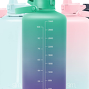 Simple Modern 1 Gallon 128 oz Water Bottle with Push Button Silicone Straw Lid & Motivational Measurement Marker  Large Reusable Tritan Plastic Water Jug  Summit Collection  Pacific Dream