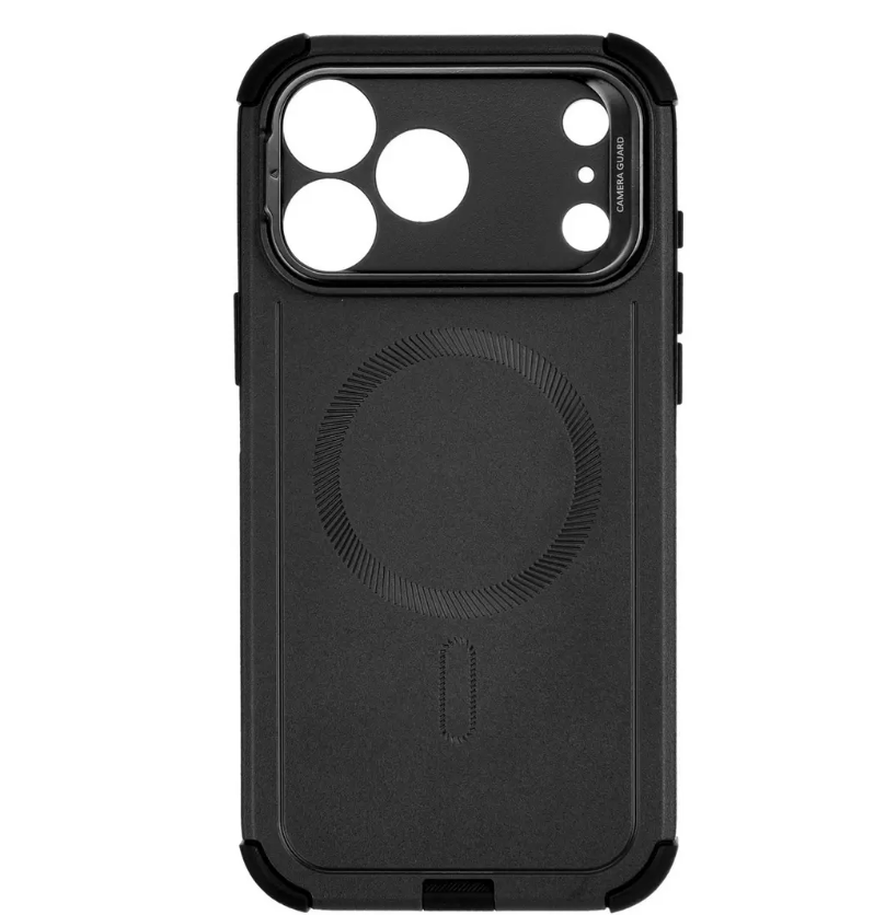 ESR for iPhone 17 Pro Case, 7X Military-Grade Drop Protection, Shock-Absorbing Rugged Cover with Camera Control Button, MagSafe Accessories Compatible, Cyber Series, Black