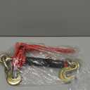ENJ 4 Pack Folding Handle Load Binder with 2 Grab Hooks, for 5/16-3/8 Grade 70 Transport Chain, Load Binder with 5,400 Pound Working Load Limit