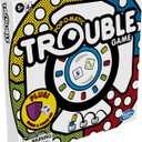 Hasbro Gaming Trouble Board Game, Includes Bonus Power Die and Shield, Family Game for 2-4 Players, Ages 5 and Up (Amazon Exclusive)