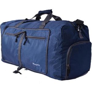 Woogwin Travel Duffel Bag Large Foldable Waterproof Overnight Bag for Beach Swim Bags Pool Sports Gym