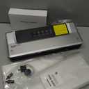 Bonsenkitchen Vacuum Sealer Machine with Mason Jar Sealer Kit | Compact Food Sealer for Kitchen Storage & Meal Prep | Multiple Modes | External Vacuum System & 40 Vacuum Bags, Silver