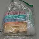 5 Pack Silicone Snack Containers, 2 Compartments Reusable Snackle Box with Lids, 8 oz, Rainbow