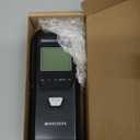 Stud Finder Wall Scanner - 5 in 1 Electronic Stud Detector with Upgraded Smart Sensor, Audio Alarm and HD LCD Display for the Center and Edge of Wood, AC Wire, Metal and Studs Detection(Frosted Black)