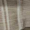 MontVoo-2x8 ft Indoor Outdoor Runner Rugs for Entryway Porch Hallway Kitchen Door Entrance Long, Textured Weave Polypropylene, Durable for High Traffic, Fade-Resistant, Modern Solid Neutral Brown