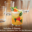 Dash of That® Glassware Set, 12.2 fl oz