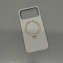 TORRAS Q3 Silicone for iPhone 17 Pro Max Case Stand, Fit for MagSafe, Liquid Silicone Soft Cozy Grip, 360 Spin Magnetic Stand, Camera Control, Protective Case for iPhone 17 Pro Max, Ivory Gold