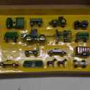 TOMY John Deere Toy Truck & Toy Tractor With Trailers 26-Piece Farm Toy Value Set