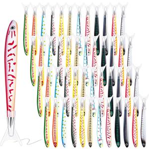 Outus 50 Pieces Fish Pens Fishing Birthday Party Favors Decoration Writing Ballpoint Pens for Office Valentine Day Chinese New Year Gifts (Aquatic)