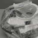 Drive Medical 2-in-1 Raised Toilet Seat with Removable Padded Arms - Elevated Bathroom Safety Support - Secure Locking Attachment - Easy Height Assistance - Durable Plastic Construction (White)