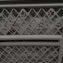 MYPET North States Paws Portable Pet Gate: 26-40" Wide. Pressure Mount. No Tools Needed. Made in USA, 23" Tall, Expandable, Durable Dog Gates for Doorways, Fieldstone Gray
