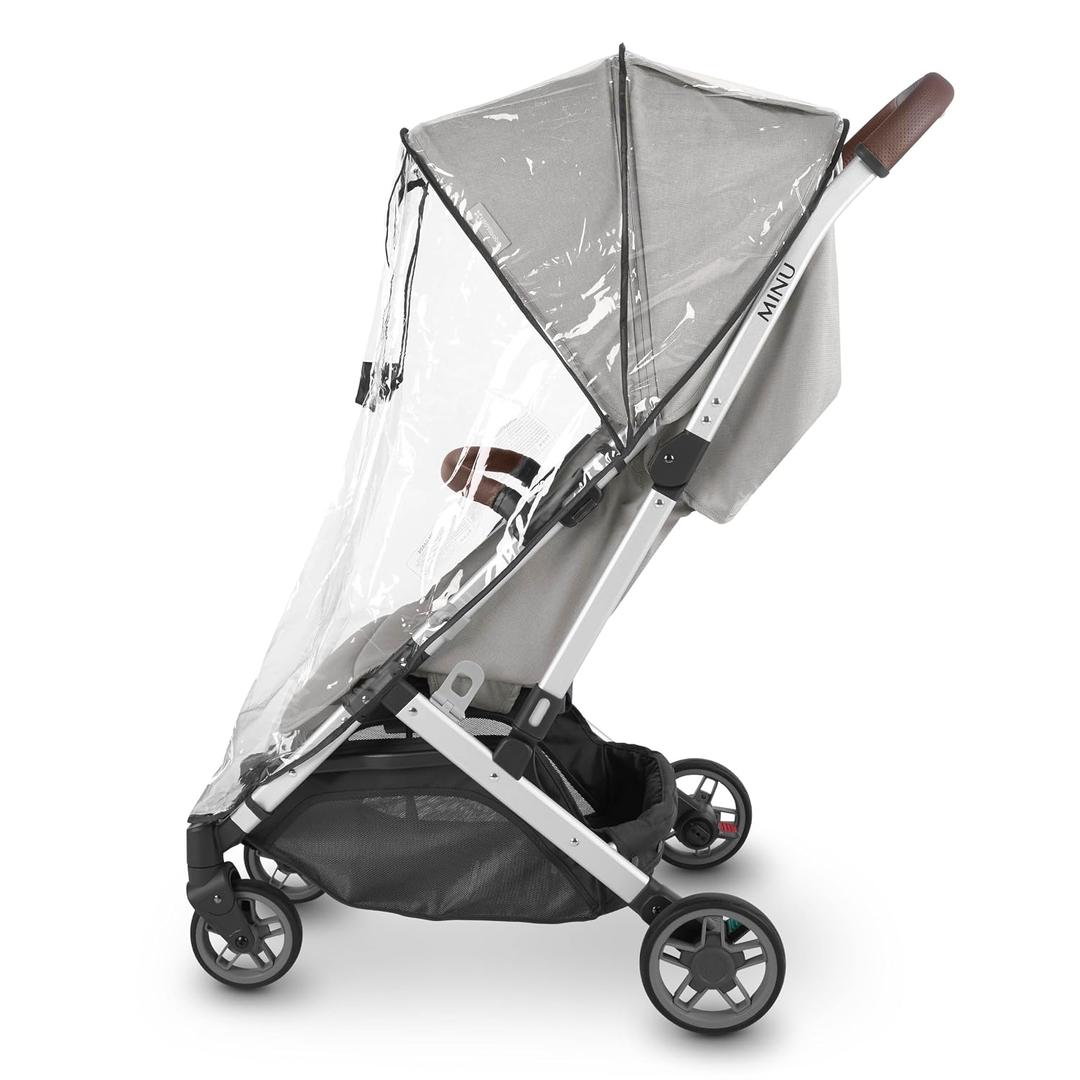 UPPAbaby Minu and Minu V2 Rain Shield/Waterproof and Windproof Coverage/Ventilated Design/Quick Attachment/Easy Access to Child