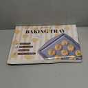 Gymdin Baking Sheet with Cooling Racks - Carbon Steel Cookie Sheets for Baking [2 Sheets + 2 Racks], Nonstick Baking Pans, Perfect for Baking, Roasting, and More, Size 17 x 11 x 0.5 Inches