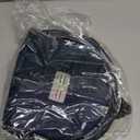 Harrison Howard Trail Seat Saver Western Tack Saddle Ride-on Pad with Cushion Bottom Helps Distribute Back Pressure (Navy)