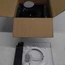 88CFM 1.0 Sone Bathroom Exhaust Fan with Light, Ultra-Quiet Bathroom Vent Fan Extractor with 6FT Flexible Ducting Hose and Clamps, Ceiling Mount Ventilation Shower Bath Fan