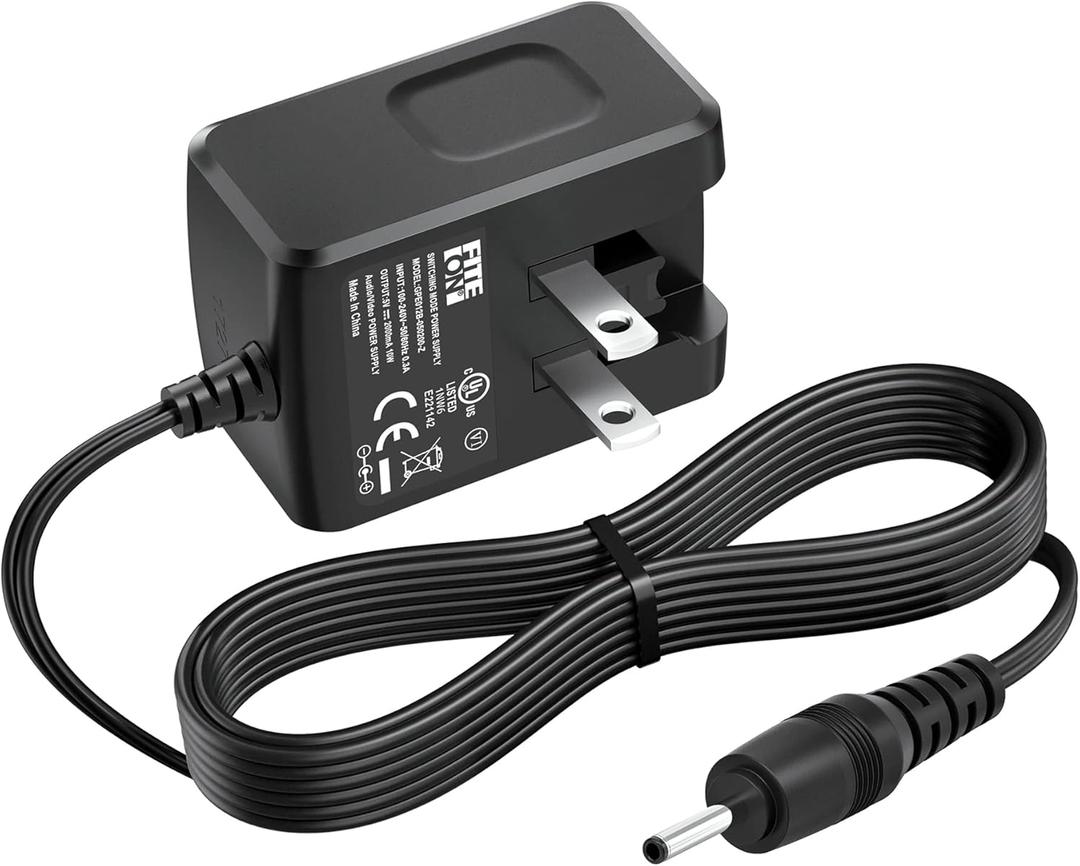 FITE ON UL Listed 5V AC Adapter Compatible with Worx WX081L 4V ZipSnip Electric Scissors Cutting Tools; Worx WX255 WX255.1 SD Slide Driver 4V Drill Screwdriver Battery Charger