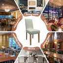 Stretch Dining Chair Covers Set of 6, Floral Print Soft Removable Washable, Pet Friendly Furniture Protector, Universal Chair Slipcovers for Home, Kitchen, Ceremony Dining Room Seat