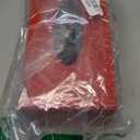 (1PCS) Rectangle Tissue Box Napkin/Holder/Cover in Leather - Large, Waterproof, Long Rectangular Facial Paper Holder in Vintage Style - Ideal for Office, Car & Home Decor (Red)