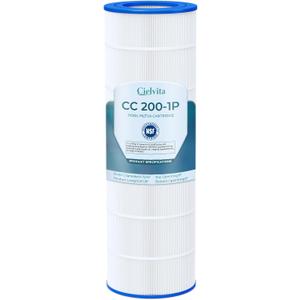 Cielvita CC200 4 oz Media Pool Filter Cartridge Replacement for Pentair Clean & Clear 200, CC200, Replaces Pleatco PAP200, Unicel C-9419, Pentair R173217, FC-0688, NSF/ANSI 50 Certified, 200 sq.ft
