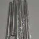 Chrome Shower Curtain Rod 31 to 80 Inch,1 Inch Diameter Adjustable Spring Tension Curtain Rod No Drilling Stainless Steel Telescoping Rod,No Rust