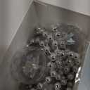 Sasylvia 4 Pcs LED Disco Ball Earrings and Necklaces, 2 Light up Necklace and 2 Pairs Light up Earring, 70s 80s Disco Ball Set for Christmas New Year Eve Dance Party Favor(Multicolor)