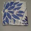 JSKLKGHN Floral Throw Pillow Covers Set of 2, 20x20 Inch Gray and Blue Flower Indoor Decorative Pillow Cases for Couch Bed Sofa Cushion Home