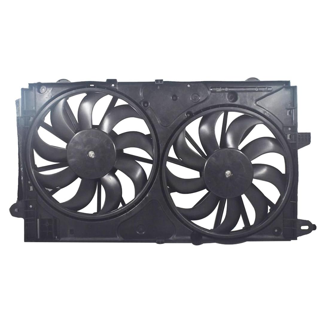 munirater Dual Radiator Cooling Fan Assembly Replacement for Malibu 2013-2015 Replacement for Malibu Limited 2.5L 2016