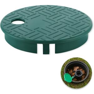 Sprinkler Valve CoverID 5.5" OD 6" Sprinkler Irrigation Valve Box,Valve Box Cover Lid for Outdoor Sprinkler Irrigation Control Water System Lawn,Ideal for Irrigation Systems & Landscaping (1 PCS)