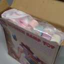 Lehoo Castle Wooden Car Ramp Toys for 1 Year Old Girl Birthday Gifts, Unicorn Montessori Toys for One Year Old, Wooden Race Track with 4 Rollers Toddler Toys for 2 Year Old Girl