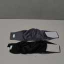 Wegneeco 2 Pack of Male Dog Diapers Black and Grey Size Small