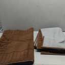 BEQHAUSE-Kitchen-Rugs-Anti-Slip-Kitchen-Mats-for-Floor Absorbent Kitchen Mat Set of 2 Washable Kitchen Runner Rug with TPR Non Skid Backing,Brown 24x35inch/24x60inch