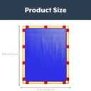 Children's Factory Room Divider 59.5" x 47.5",Blue, Big Screen