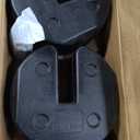 US Weight 40 Pound Canopy Weight Set of 4 and Carry Strap with No-Pinch Design - Easy Installation and Removal to Secure Tents, Canopies, and Umbrellas at Outdoor Events