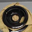 4 Pack Black Drip Pans, Compatible with Whirpool Kenmore Frigirate Stove Top Drip Bowls. Include 2 Pcs 6'' Range Replacement Drip Pans and 2 Pcs 8 '' Cooktop Drip Pans (Whirlpool)