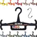 HICE - Titan Vest Hanger | Original Heavy Duty Plate Carrier & Body Armor Hanger | 200 lb Load Capacity | Durable High Impact Resin | for Police, Military, Scuba & Tactical Gear (Black)