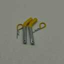 RETRUE Trailer Hitch Pin & Clip 2 Pack, Rust Proof Galvanized Steels, 5/ 8 Inch Diameter with Rubber-Coated Vinyl Grip, Fits 2 or 2-1/ 2-Inch Receiver, Yellow