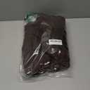 NeColorLife Ottoman Cover Rectangle Waterproof Ottoman Slipcover Rectangular Oversized Thick Storage Footrest Stool Covers Furniture Protector for Pets (X-Large, Chocolate & Dark Coffee)