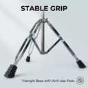 Cymbal Stand, Drum Hardware, Adjustable, Heavy Duty, Non-Slip, Sturdy Straight & Boom Combo, Double Braced Legs, , Hi-Hat Cymbals，Ideal for beginners, novices, and amateur drummers