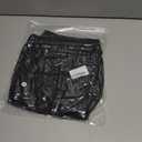 Women's Lounge Athletic Shorts with Pockets, 6.1" Sweat Shorts Women, Summer Casual Elastic Walking Running Shorts (Black, XL)