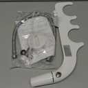 SAMODRA Ultra-Slim Hygienic Bidets Attachment for Existing Toilets - Adjustable Fresh Water Pressure Dual Nozzle (Frontal & Rear Wash) Easy to Install, Silver