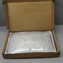 Vayepro 2-Burner Griddle Pan with Glass Lid - Nonstick Stovetop Griddle for Gas, Glass Stove Top - Aluminum Camping Grill Pan for Pancakes, Eggs, Breakfast (16.9" x 10.2" x 1")