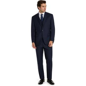 Michael Kors Men's Solid Classic Pants (Blue, XL)